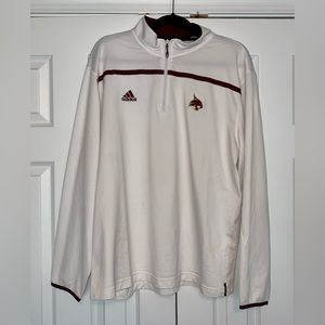 Adidas Texas State University quarter zip jacket